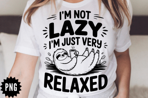 I m Not Lazy I m Just Very Relaxed SVG D for Graphics and Crafts