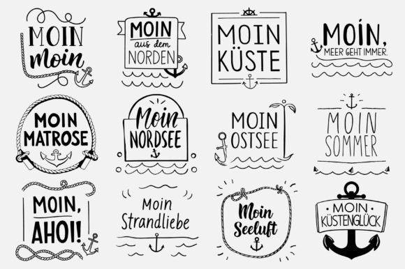 Moin SVG German Quote Plotter File for Graphics and Crafts